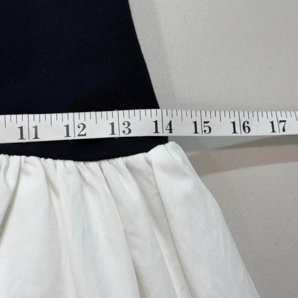 Camila Coelho Dress S Black White Strapless Drop Waist Bubble Mini Cocktail - Picture 14 of 14